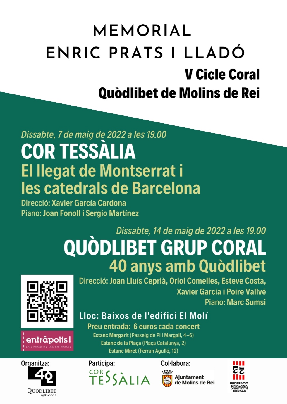V Cicle Coral Quòdlibet de Molins de Rei