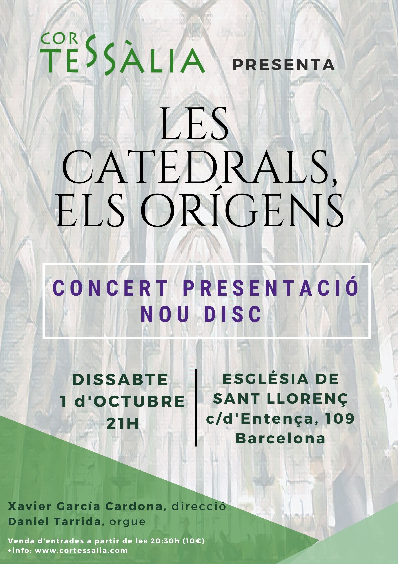 Concierto Presentación nuevo disco: Les Catedrals, els orígens