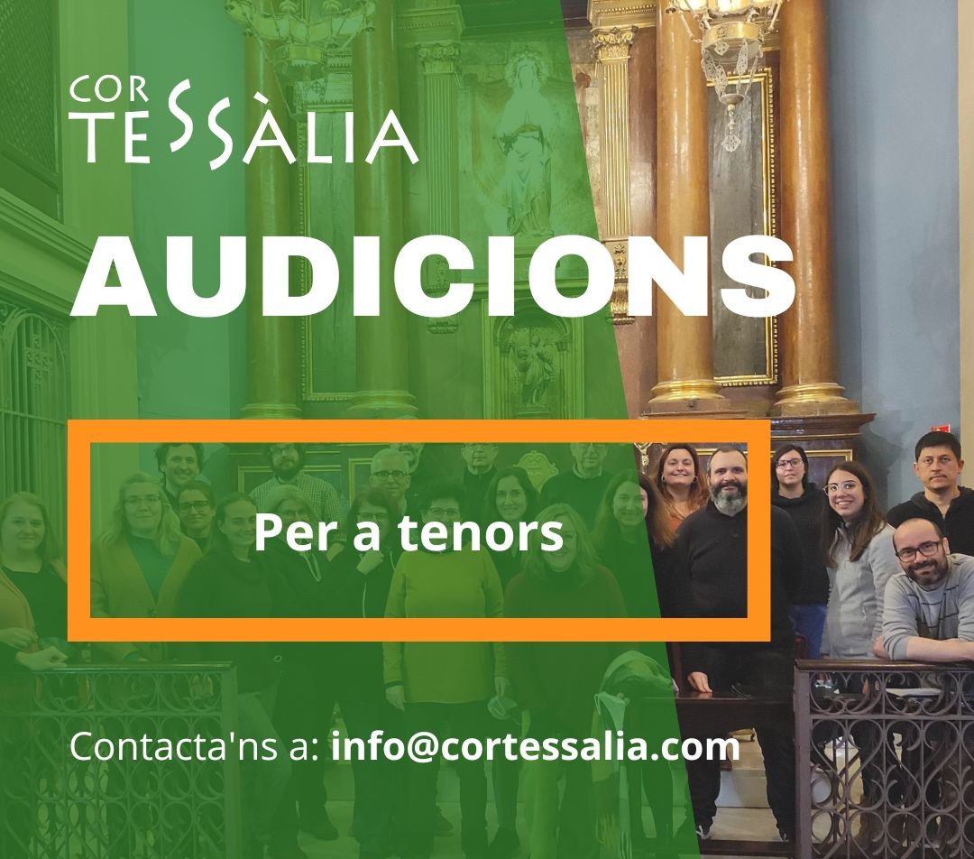 Cartell canta amb Cor Tessàlia